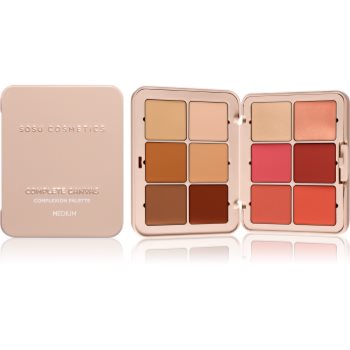 SOSU Cosmetics Complete Canvas Complexion Palette paleta pentru fata multifunctionala faciale - imagine 2